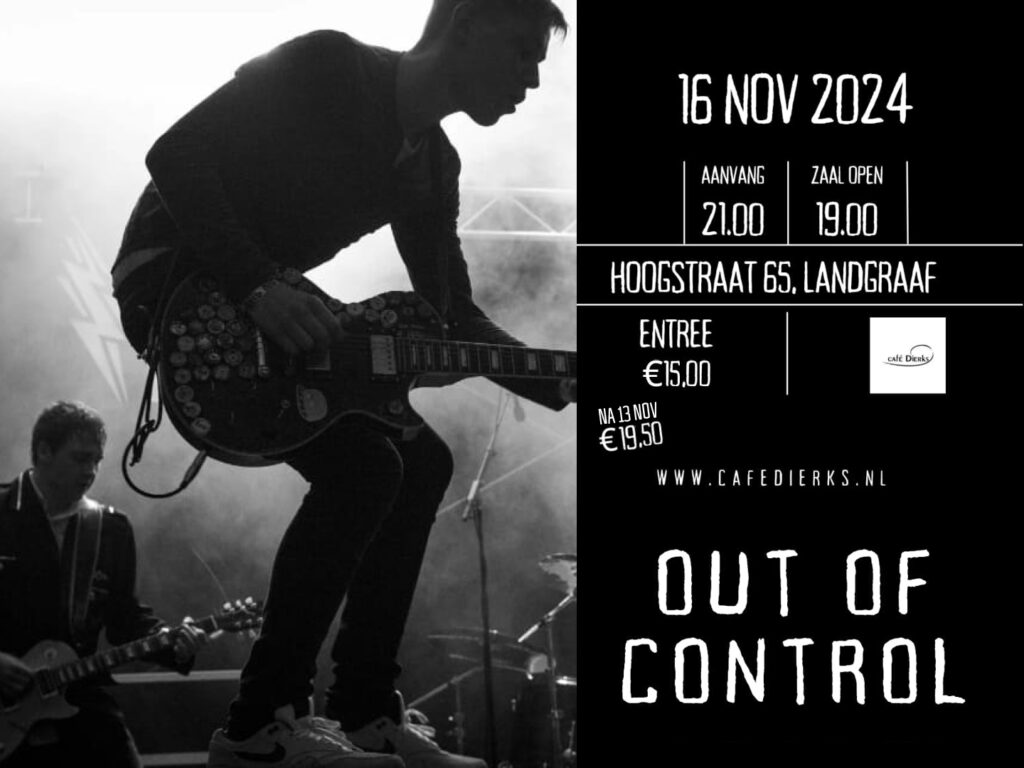 U2 TRIBUTE BAND ‘OUT OF CONTROL’