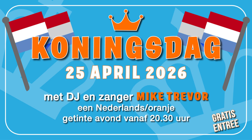 Koningsdag met Mike Trevor