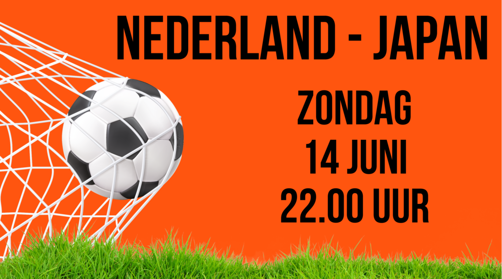 Nederland speelt op 14 juni bij Café Dierks!