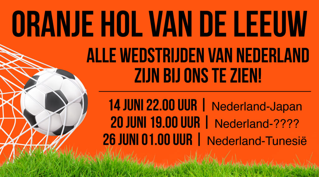 WK Voetbal bij Café Dierks!